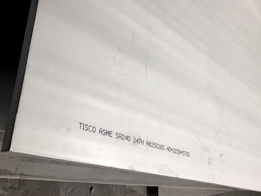347H Stainless Steel tấm tấm chống nhiệt 4,8mm đến 101,6mm
