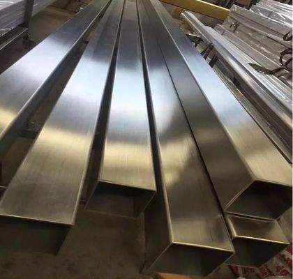 304L hình vuông thép không gỉ ống trang trí 2&quot;X2&quot; 5,8m chiều dài