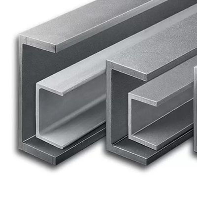 Bảng hồ sơ thép không gỉ hình C cán nóng lớp 316 4 &quot;x 2&quot; x 0,25&quot;